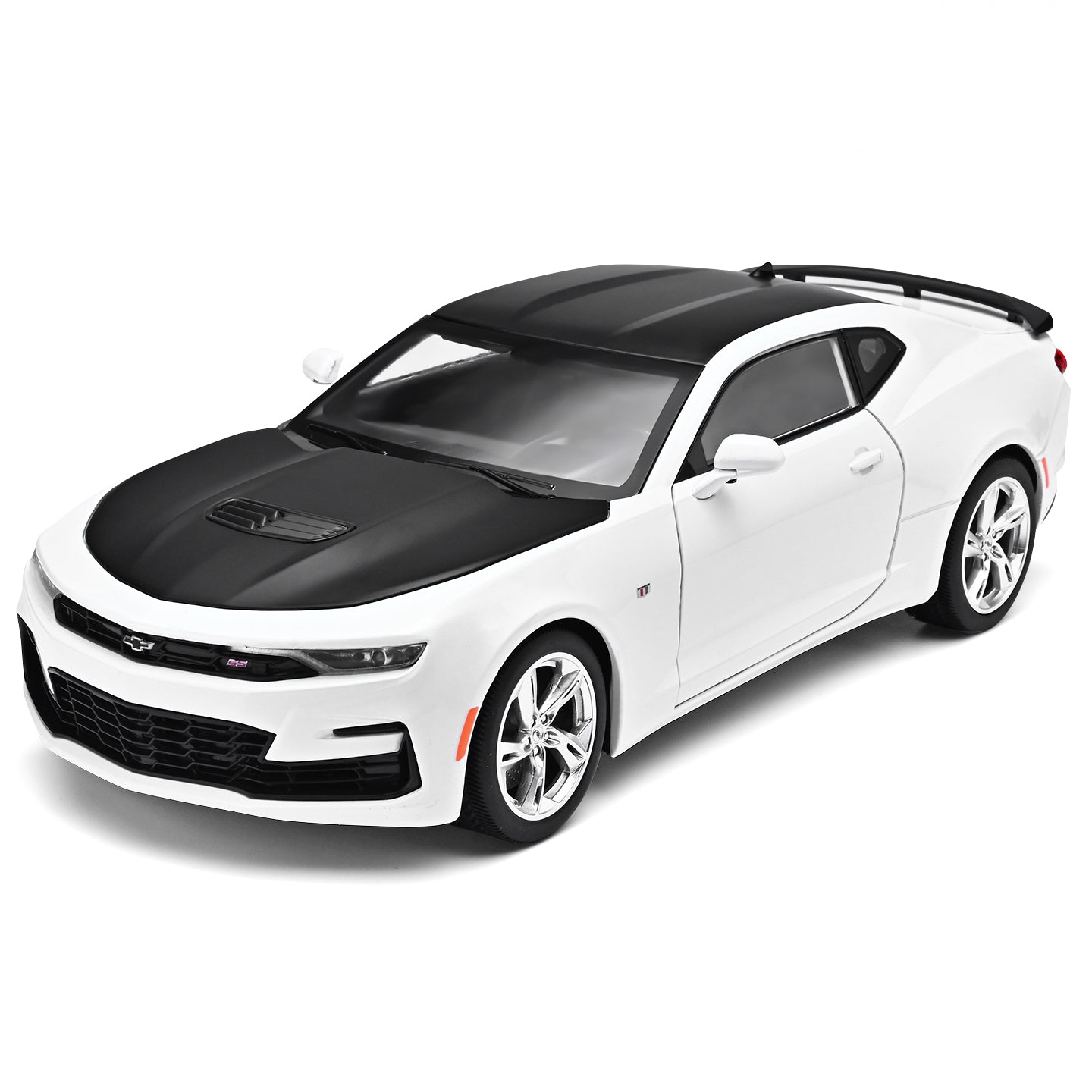 Black Mamba 1:18 Scale Licensed Chevrolet Camaro Die-Cast Alloy Static Model - Opening Doors, Shock Absorption, Steering, Adjustable Seats & Foldable Mirrors - Muscle Car Collection