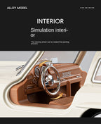 Jiaye 1:22 Die-Cast Alloy Model - Compatible with Mercedes-Benz 300SL Gullwing - Classic Automotive Icon with Opening Doors, Sound & Light, Pull-Back Action & Shock Absorption