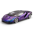 Chezhi 1:18 Die-Cast Alloy Model - Compatible with Lamborghini Aventador SVJ LP770-4 - Ultimate Supercar with Opening Doors, Sound & Light, Pull-Back Action, Shock Absorption & Adjustable Rear Wing