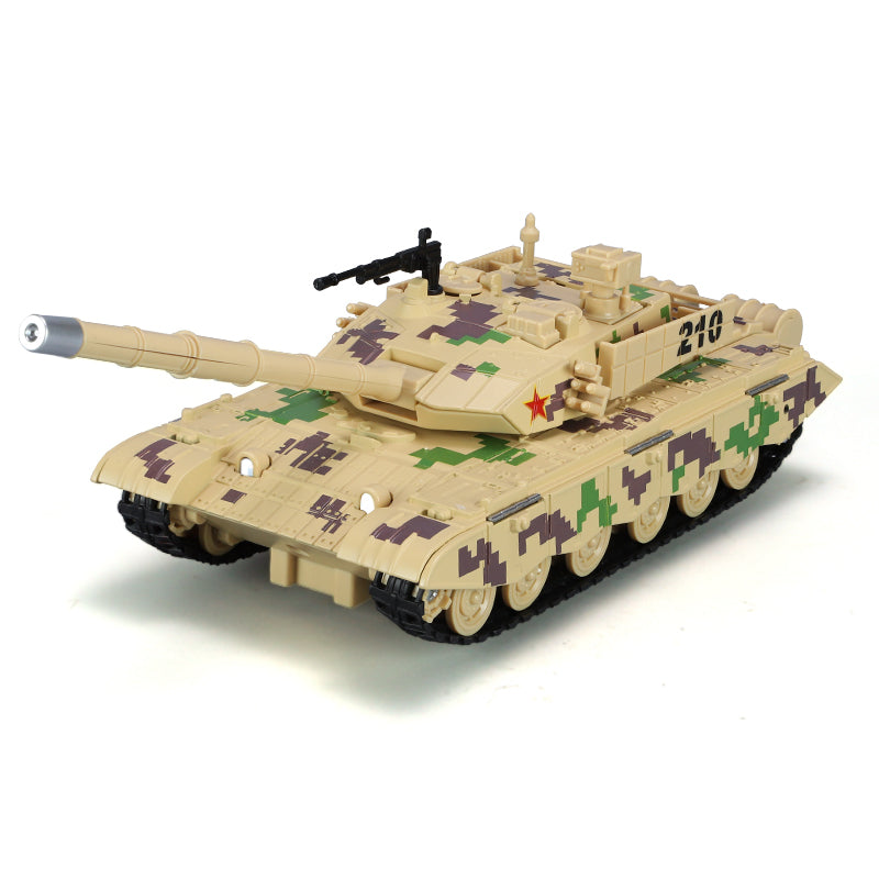 XHD 1:35 Scale Type 99A Main Battle Tank Die-Cast Alloy Model Toy - Smoke Effect, Opening Hatches, Sound & Light, Pull-Back Function - Modern Armor Collection