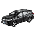 Jiaye 1:32 Scale Die-Cast Alloy Model Toy Compatible with Toyota Highlander - Opening Doors, Sound & Light, Pull-Back Function - Family SUV Collection