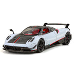 XHD 1:24 Spray Edition Die-Cast Alloy Model - Compatible with Pagani Huayra BC - Ultimate Hypercar with Opening Doors, Sound & Light, Pull-Back Action, Shock Absorption & Steering
