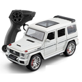 Mercedes-Benz G63 de aleación fundida a presión, escala 1:24, Chezhi - Control remoto, dirección, bocina y avance/retroceso - Colección de vehículos todoterreno