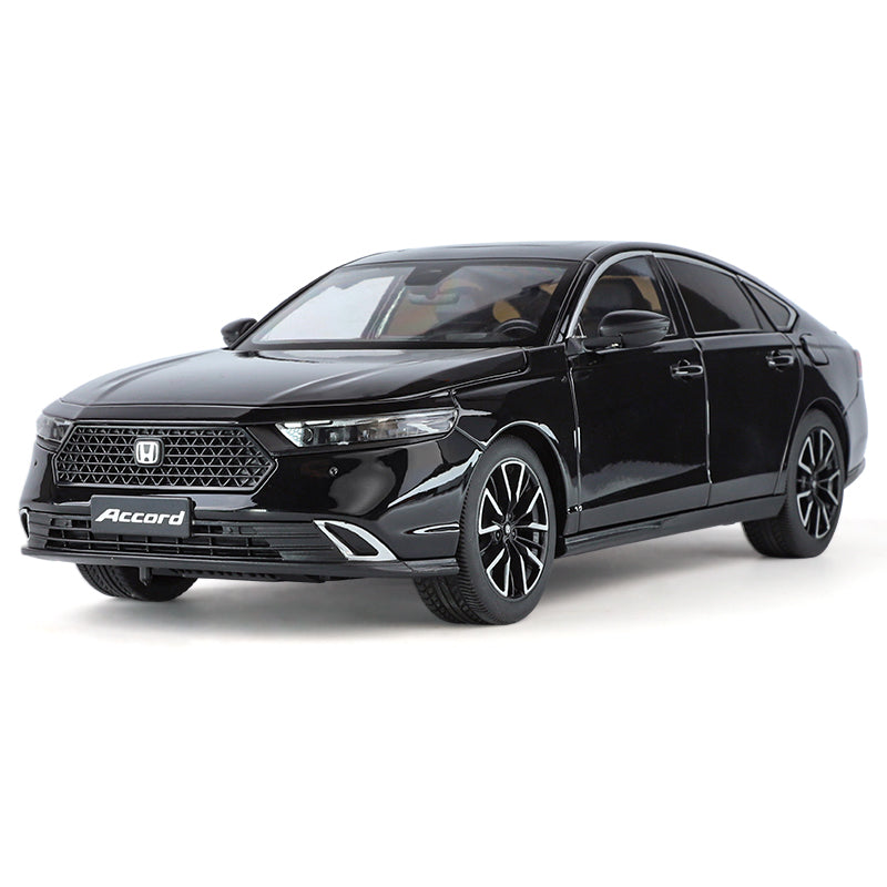 Black Mamba 1:18 Licensed Honda Accord Die-Cast Alloy Model - Official Family Sedan with Opening Doors, Sound & Light, Shock Absorption, Interactive Steering Wheel, Adjustable Seats, Opening Fuel Cap & Foldable Mirrors