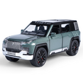 Jinchejiang 1:32 Scale Die-Cast Alloy Model Toy Compatible with BYD Yangwang U8 - Opening Doors, Sound & Light, Pull-Back Function & Shock Absorption - Luxury Off-Road EV Collection