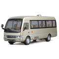 XHD 1:24 Die-Cast Alloy Model - Compatible with Toyota Coaster - Classic Minibus with Opening Doors, Sound & Light, Pull-Back Action, Shock Absorption & Steering