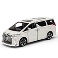 Chezhi 1:32 Scale Die-Cast Alloy Model Toy Compatible with Toyota Alphard - Opening Doors, Sound & Light, Pull-Back Function - Luxury MPV Collection