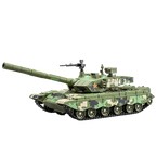 Chezhi 1:35 Scale Type 99A Main Battle Tank Die-Cast Alloy Model Toy - Smoke Effect, Movable Tracks & Wheels, Opening Hatches, Sound & Light, Pull-Back Function - Modern Armor Collection