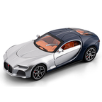 Chezhi 1:32 Scale Die-Cast Alloy Model Toy Compatible with Bugatti Atlantic - with Mini Luggage Set, Opening Doors, Sound & Light, Pull-Back Function - Classic Car Collection