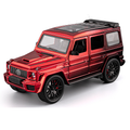 Chezhi 1:24 Chrome Edition Die-Cast Alloy Model - Compatible with Mercedes Brabus G63 - Feature-Packed with Opening Doors, Realistic Sound & Light, Pull-Back Action, Shock Absorption, Steering & Foldable Mirrors