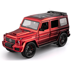 Chezhi 1:24 Chrome Edition Die-Cast Alloy Model - Compatible with Mercedes Brabus G63 - Feature-Packed with Opening Doors, Realistic Sound & Light, Pull-Back Action, Shock Absorption, Steering & Foldable Mirrors