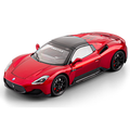 Chezhi 1:24 Die-Cast Alloy Model - Compatible with Maserati MC20 Supercar - Feature-Packed with Retractable Roof Panel, Opening Doors, Realistic Sound & Light, Pull-Back Action, Steering, Shock Absorption & Horn