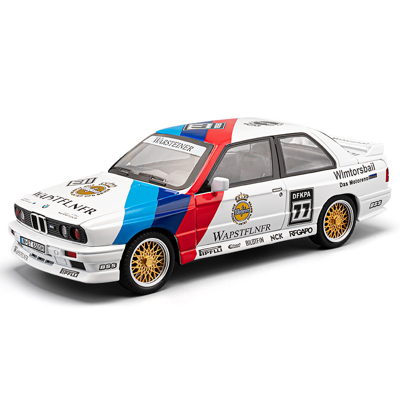 Chezhi 1:24 Track Edition Die-Cast Alloy Model - Compatible with BMW M3 - High-Performance Sedan with Opening Doors, Sound & Light, Pull-Back Action, Shock Absorption, Steering, Horn, Foldable Mirrors & Opening Fuel Cap