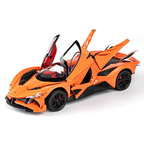 Chezhi 1:24 Scale Die-Cast Alloy Model Toy Compatible with Apollo Intensa Emozione - Opening Doors, Sound & Light, Pull-Back Function, Shock Absorption, Steering & Horn - Hypercar Collection