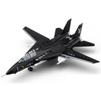 Chezhi F-14 Tomcat Die-Cast Alloy Fighter Model Toy with Display Stand - Ejectable Missiles, Sound & Light, Pull-Back Function - Military Aircraft Collection