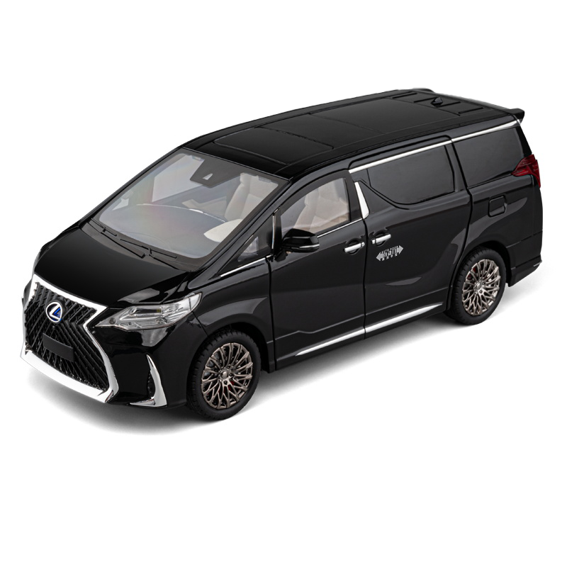 Chezhi 1:18 Lexus LM300 Luxury MPV Model - Masterpiece with Starry Roof, Power Doors, Working Windows, Adjustable Seats, Sound & Light, Pull-Back, Interactive Steering & Shock Absorption