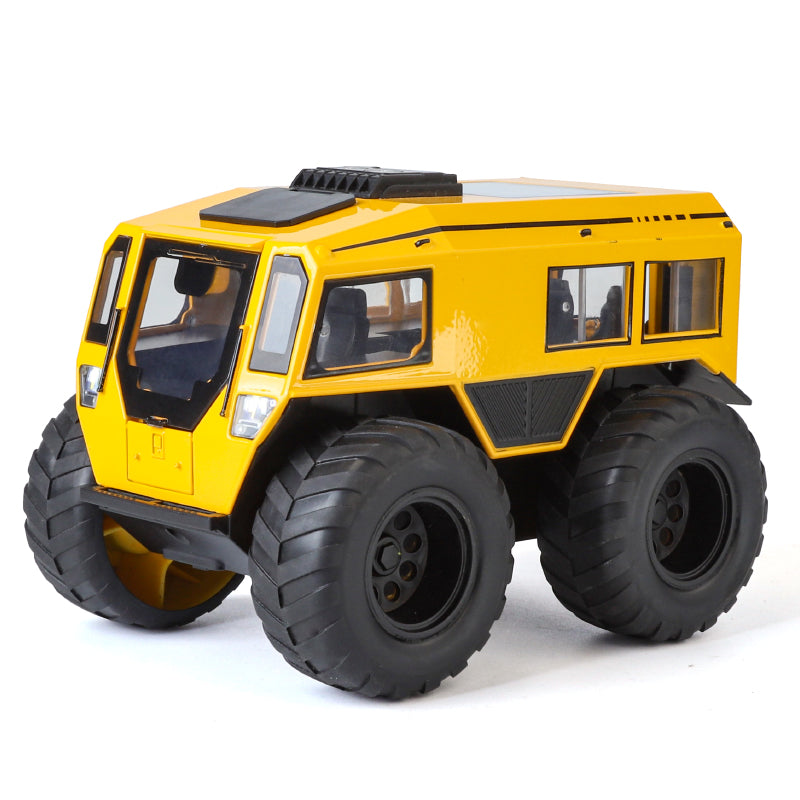 XHD 1:24 Scale Die-Cast Alloy Model Toy Compatible with SHERP All-Terrain Vehicle - Opening Doors, Sound & Light, Pull-Back Function & Shock Absorption - Extreme Off-Road Collection