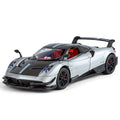 XHD 1:24 Die-Cast Alloy Model - Compatible with Pagani Huayra BC - Ultimate Hypercar with Opening Doors, Sound & Light, Pull-Back Action, Shock Absorption & Steering