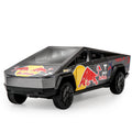 OK 1:32 Scale Die-Cast Alloy Model Toy Compatible with Tesla Cybertruck Red Bull Edition - Opening Doors, Sound & Light, Pull-Back Function & Shock Absorption - Energy Drink Collaboration Collection