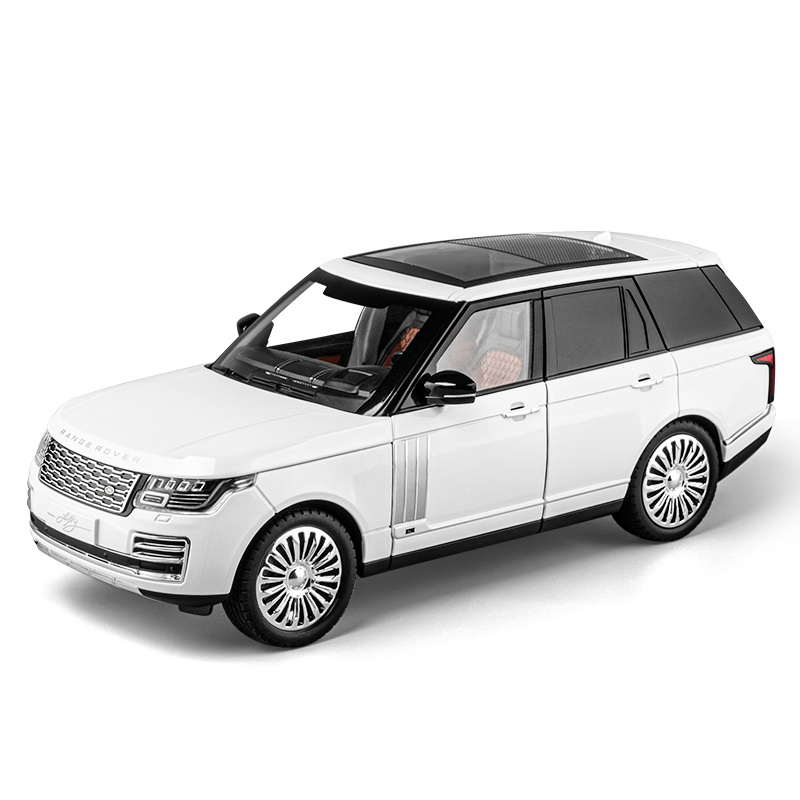 Chezhi 1:18 Scale Licensed Land Rover Range Rover Die-Cast Alloy Model Toy - Opening Doors, Sound & Light, Pull-Back Function, Shock Absorption, Steering, Horn & Removable Fuel Cap - Official Luxury SUV Collection