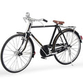 OK 1:6 Scale Die-Cast Alloy Retro Bicycle Model Toy - Rotating Pedals Drive Rear Wheel, Functional Front Wheel Steering - Vintage Cycling Collection