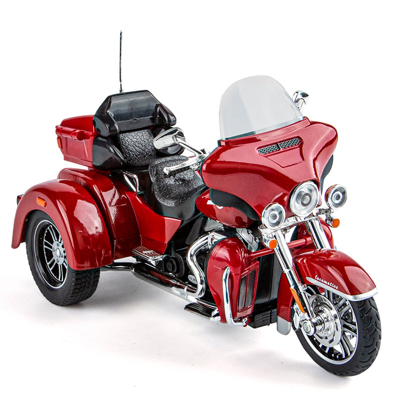 ZGTX 1:9 Scale Die-Cast Davidson Alloy Motorcycle Model Toy - Sound & Light, Pull-Back Function, Shock Absorption & Steering - Cruiser Motorcycle Collection