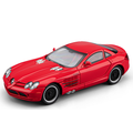 Chezhi 1:24 Scale Die-Cast Alloy Model Toy Compatible with Mercedes-Benz SLR McLaren 722 S - Opening Doors, Sound & Light, Pull-Back Function, Shock Absorption, Steering, Horn, Adjustable Rear Wing & Removable Fuel Cap - Supercar Collection