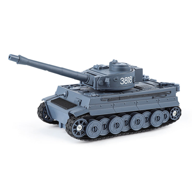 XHD 1:35 Die-Cast Alloy Model - Compatible with German Tiger I Tank - Feature-Packed with Smoke/Spray Effect, Sound & Light, Pull-Back Action, Rotating Turret & Elevating Barrel