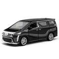 Chezhi 1:32 Scale Die-Cast Alloy Model Toy Compatible with Toyota Vellfire - Opening Doors, Sound & Light, Pull-Back Function - Luxury MPV Collection