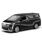 Chezhi 1:32 Scale Die-Cast Alloy Model Toy Compatible with Toyota Vellfire - Opening Doors, Sound & Light, Pull-Back Function - Luxury MPV Collection