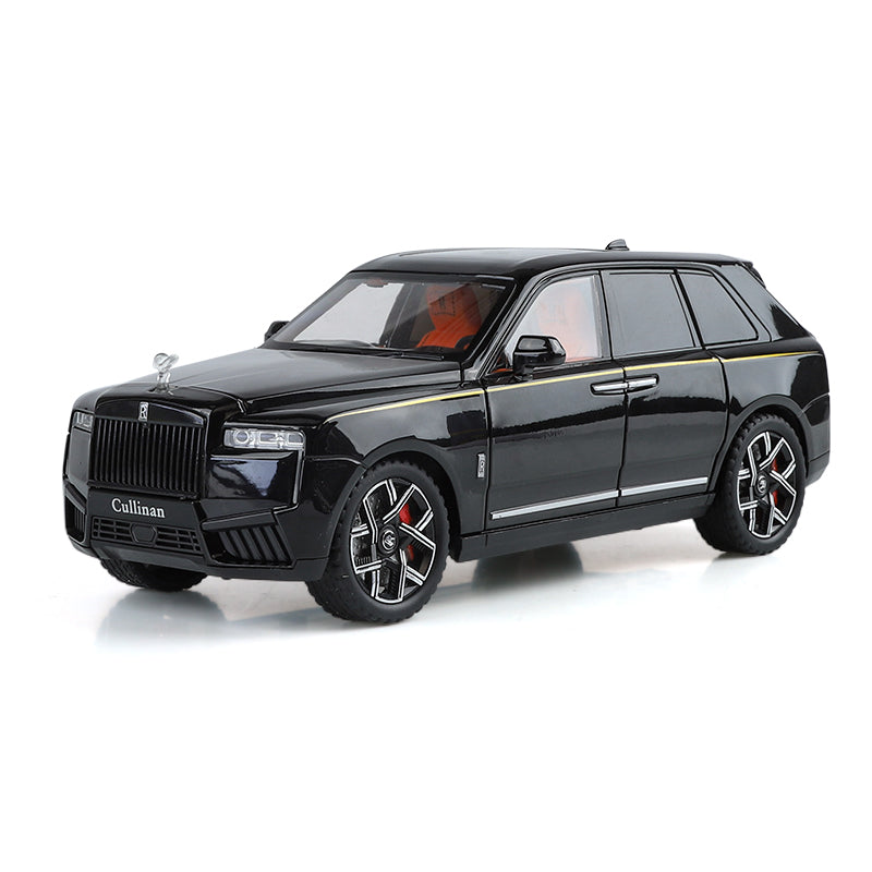 Jin Lifang 1:24 Die-Cast Alloy Model - Compatible with Rolls-Royce Cullinan - Ultimate Luxury SUV with Starlight Headliner, Adjustable Seats, Foldable Spirit of Ecstasy, Opening Doors, Sound & Light & Pull-Back Action