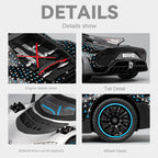 Chezhi 1:24 Die-Cast Alloy Model - Compatible with Mercedes-AMG ONE - F1 Hybrid Hypercar with Opening Doors, Sound & Light, Pull-Back Action, Shock Absorption, Steering & Adjustable Rear Wing