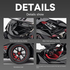 Chezhi 1:24 Scale Die-Cast Alloy Model Toy Compatible with Apollo Intensa Emozione - Opening Doors, Sound & Light, Pull-Back Function, Shock Absorption, Steering & Horn - Hypercar Collection