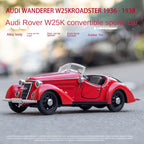 Chezhi 1:32 Licensed Wanderer W25K “Kompressor” Die-Cast Alloy Model - Official Audi Pre-War Classic with Opening Doors, Sound & Light & Pull-Back Action