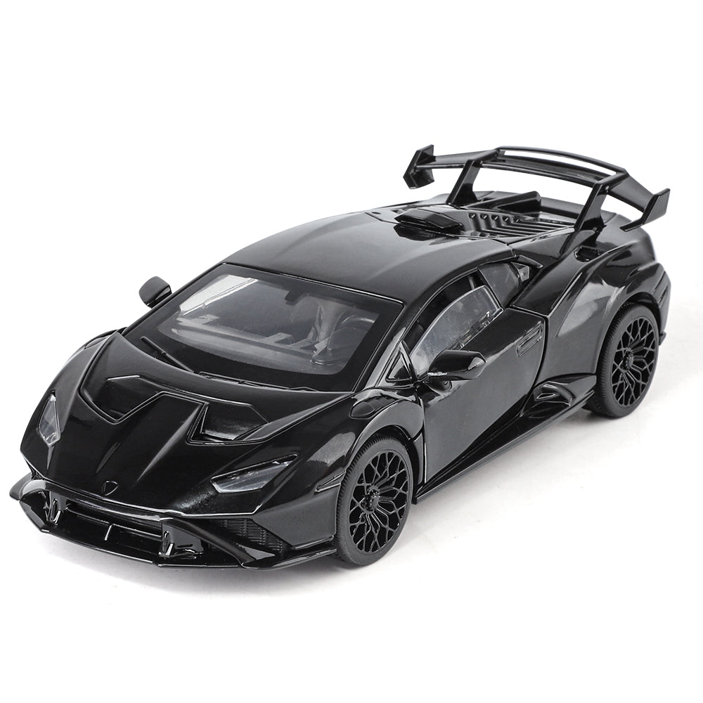 OK 1:32 Die-Cast Alloy Model - Compatible with Lamborghini Huracán STO Supercar - Feature-Packed with Opening Doors, Realistic Sound & Light, Pull-Back Action & Shock Absorption
