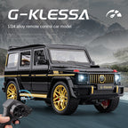 Mercedes-Benz G63 de aleación fundida a presión, escala 1:24, Chezhi - Control remoto, dirección, bocina y avance/retroceso - Colección de vehículos todoterreno