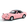 XHD 1:24 Scale Die-Cast Alloy Model Toy Compatible with Mazda MX-5 - Removable Soft Top, Opening Doors, Sound & Light, Pull-Back Function, Shock Absorption, Steering & Horn - Roadster Collection