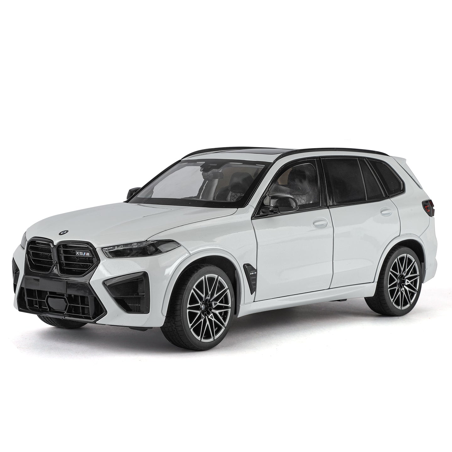 Black Mamba 1:18 Scale Licensed BMW X5 M Die-Cast Alloy Static Model - Opening Doors, Shock Absorption, Steering, Adjustable Seats & Foldable Mirrors - Luxury Performance SUV Collection