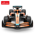 Rastar 1:24 Scale Licensed McLaren MCL36 Formula 1 Racing Car Die-Cast Alloy Static Model Toy - Steering Linkage & Rolling Function - Official F1 Motorsport Collection