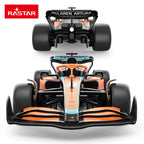 Rastar 1:24 Scale Licensed McLaren MCL36 Formula 1 Racing Car Die-Cast Alloy Static Model Toy - Steering Linkage & Rolling Function - Official F1 Motorsport Collection