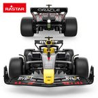 Rastar 1:24 Scale Licensed Red Bull RB19 Formula 1 Racing Car Die-Cast Alloy Static Model - Steering Linkage & Rolling Function - Official F1 Motorsport Collection