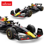 Rastar 1:24 Scale Licensed Red Bull RB19 Formula 1 Racing Car Die-Cast Alloy Static Model - Steering Linkage & Rolling Function - Official F1 Motorsport Collection