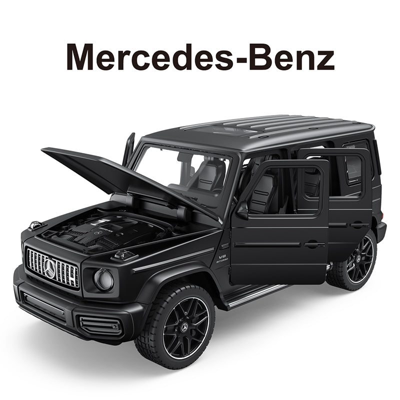 Rastar 1:32 Scale Licensed Mercedes-AMG G63 Die-Cast Alloy Model Toy - Opening Doors, Sound & Light, Pull-Back Function - Official Luxury SUV Collection