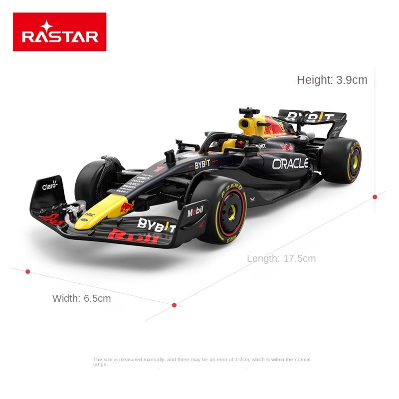 Rastar 1:32 Scale Licensed Red Bull RB19 Formula 1 Racing Car Die-Cast Alloy Static Model - Steering & Rolling Function - Official F1 Motorsport Collection