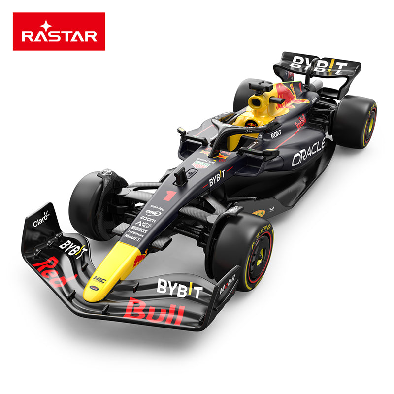 Rastar 1:32 Scale Licensed Red Bull RB19 Formula 1 Racing Car Die-Cast Alloy Static Model - Steering & Rolling Function - Official F1 Motorsport Collection