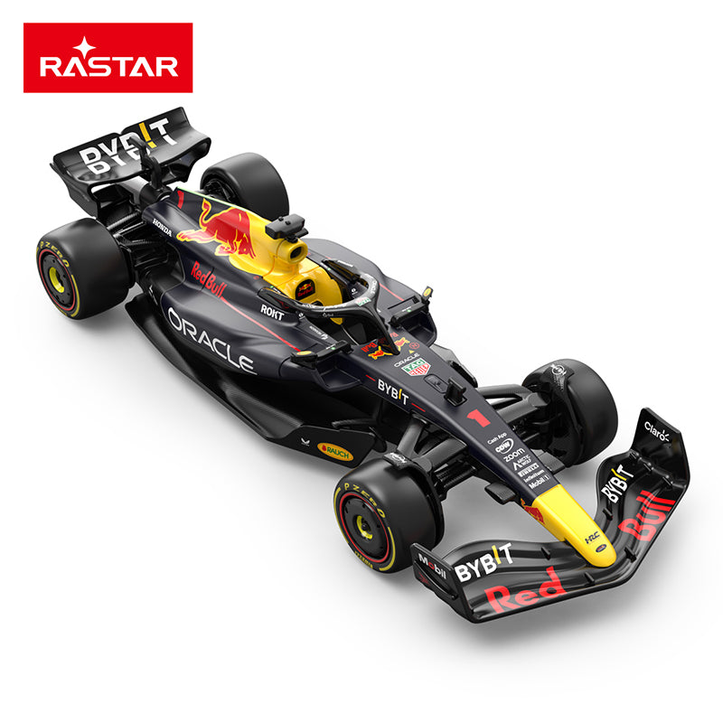 Rastar 1:32 Scale Licensed Red Bull RB19 Formula 1 Racing Car Die-Cast Alloy Static Model - Steering & Rolling Function - Official F1 Motorsport Collection