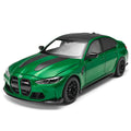 Black Mamba 1:24 Scale Licensed BMW M3 Die-Cast Alloy Model Toy - Opening Doors, Sound & Light, Pull-Back Function, Shock Absorption, Steering, Horn & Adjustable Seats - Sports Car Collection