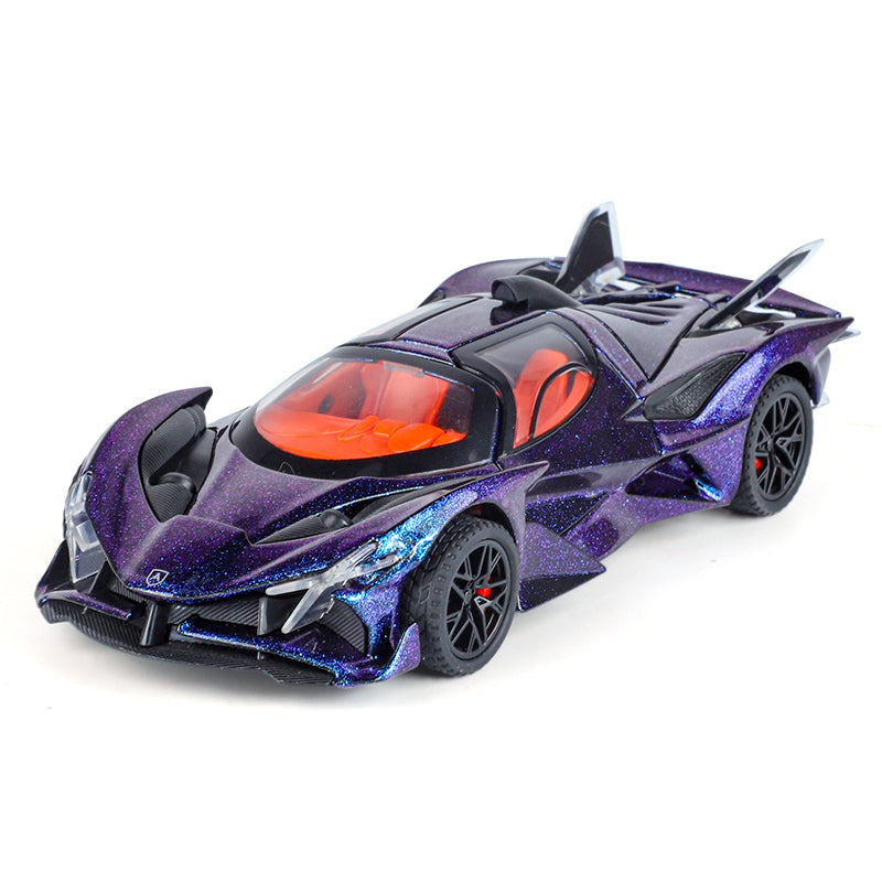 XHD 1:32 Die-Cast Alloy Model - Compatible with Apollo Evo Hypercar - Feature-Packed with Opening Doors, Realistic Sound & Light, Pull-Back Action & Shock Absorption