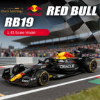 Black Mamba 1:43 Scale Licensed Red Bull RB19 Max Verstappen Championship Edition F1 Racing Car Die-Cast Alloy Static Model - Official F1 Motorsport Collection