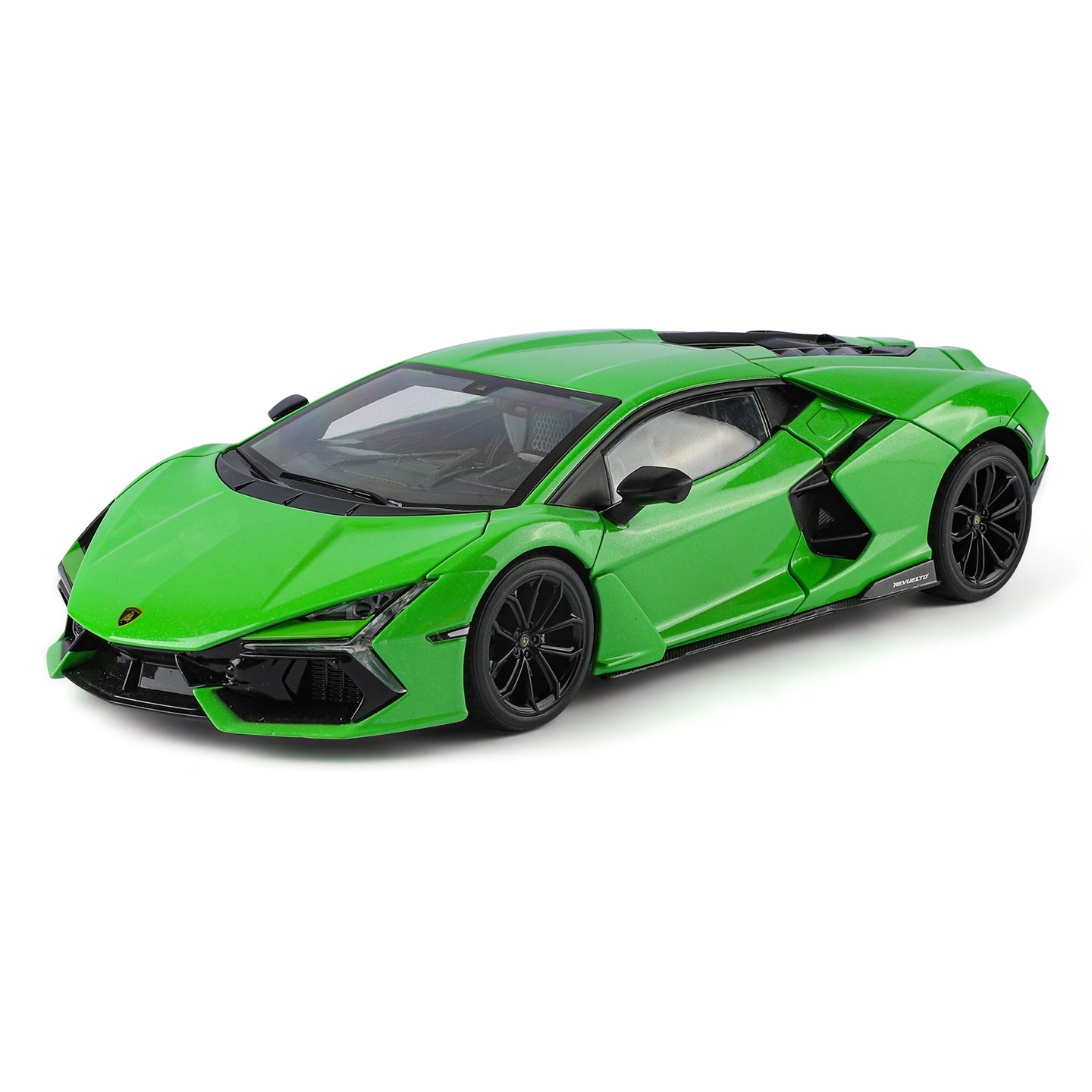 Black Mamba 1:18 Scale Licensed Lamborghini Reventón Die-Cast Alloy Model Toy - Opening Doors, Sound & Light, Shock Absorption, Steering, Horn, Adjustable Seats & Adjustable Rear Wing - Limited Edition Hypercar Collection